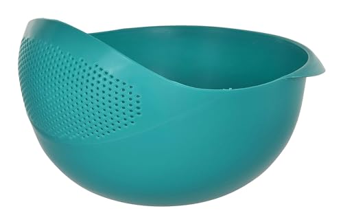 Clazkit Food Strainer Colander, Fruit Basket, Pasta Strainer, Vegetable Strainer, Kitchen Sieve, Washing Bowl, Unbreakable, (Col